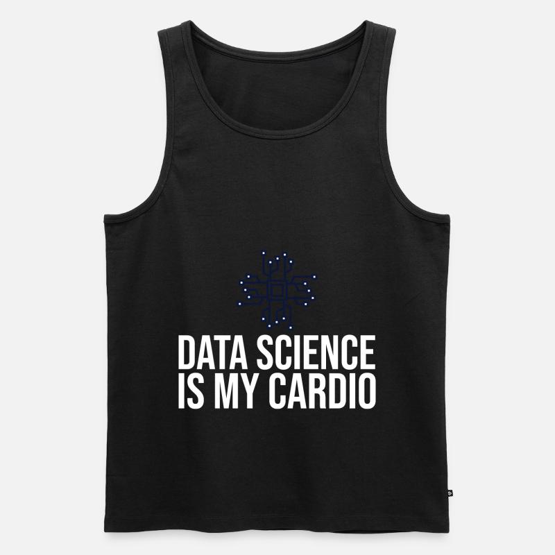 Datenwissenschaftler Data Science Wissenschaft - Männer Premium Bio Tank Top - Schwarz