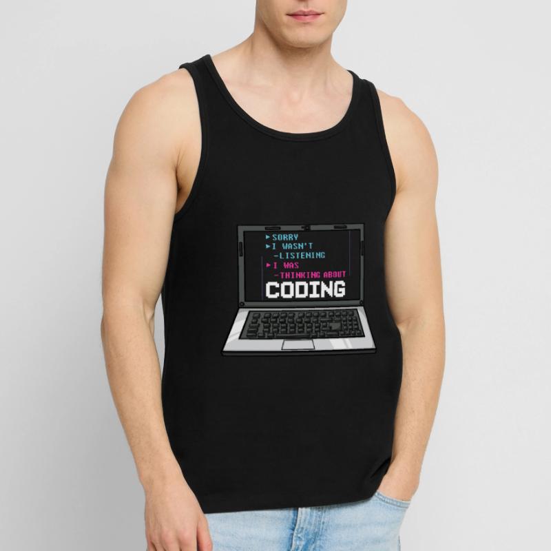 Programmer Programming Computer Developer Pc Men's Premium Organic Tank Top