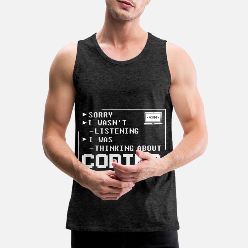 Programmer Programming Computer Developer Pc Men's Premium Organic Tank Top