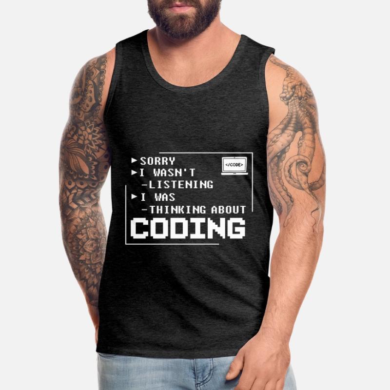Programmer Programming Computer Developer Pc Men's Premium Organic Tank Top