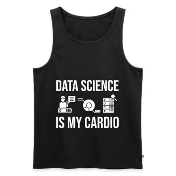 Datenwissenschaftler Data Science Wissenschaft - Männer Premium Bio Tank Top - Schwarz - Vorne - Michal (187cm)