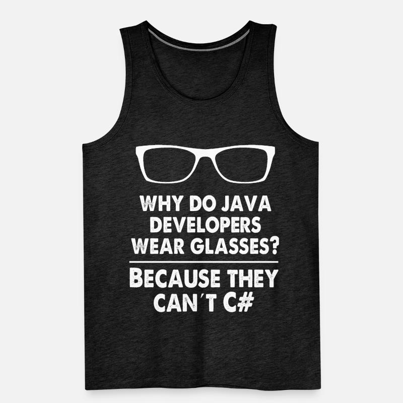 Developer Java Men's Premium Organic Tank Top