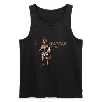 Sparta Warrior - Spartan - Débardeur bio Premium Homme - noir - Devant - Michal (187cm)