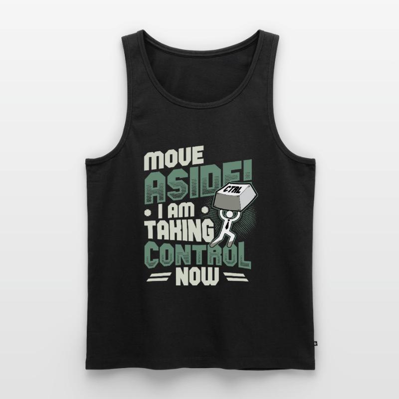 Support informatique Computer Nerd Programmeur Pun Débardeur bio Premium Homme