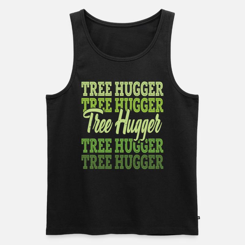 Tree Hugger Tree Protection - Débardeur bio Premium Homme - noir