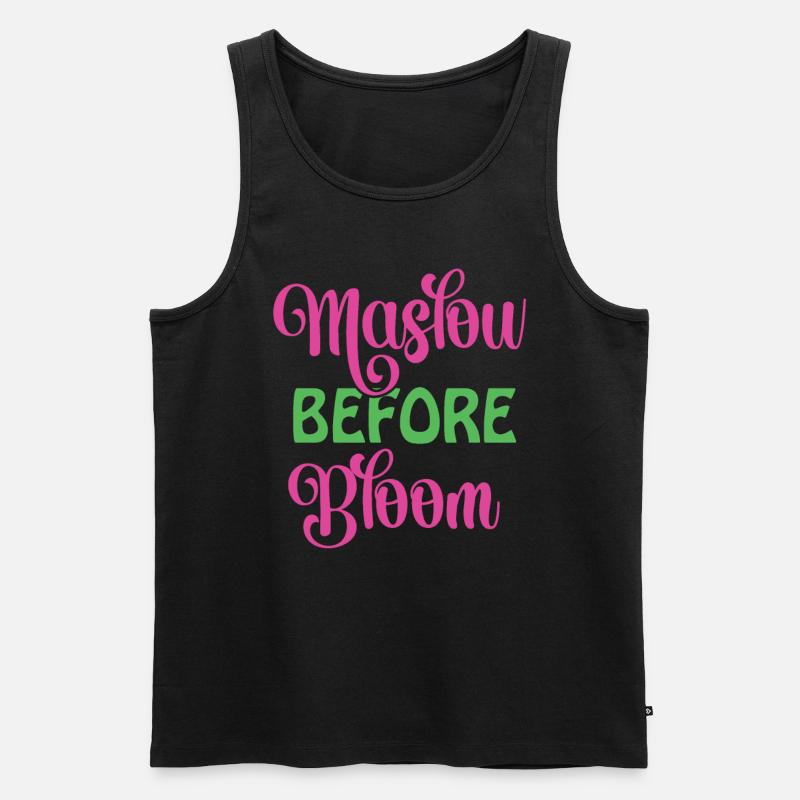 Maslow Before Bloom - Men's Premium Organic Tank Top - black