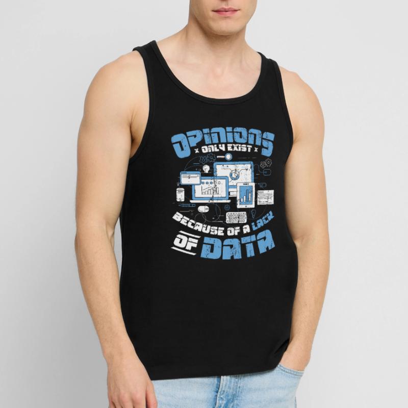 Opinions Data Shortage - Data Scientist Data Men's Premium Organic Tank Top