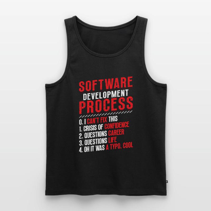 Software development process, programming Men's Premium Organic Tank Top