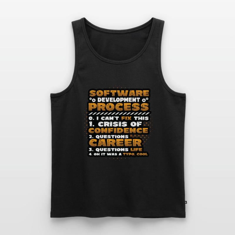 Software development process, programming Men's Premium Organic Tank Top