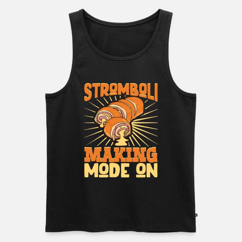 Stromboli Making Mode On - Stromboli - Männer Premium Bio Tank Top - Schwarz