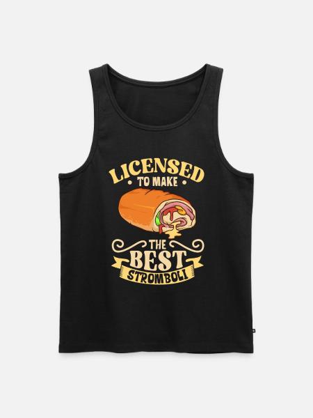 Bester Stromboli Bäcker - Stromboli - Männer Premium Bio Tank Top - Schwarz
