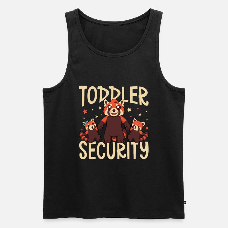 Kleinkind Aufpasser - Babysitter - Männer Premium Bio Tank Top - Schwarz