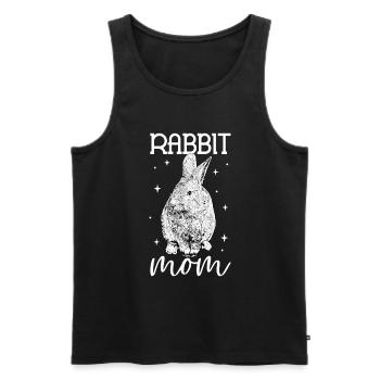 Hasenbesitzer - Hasen Mama - Männer Premium Bio Tank Top - Schwarz - Vorne - Michal (187cm)