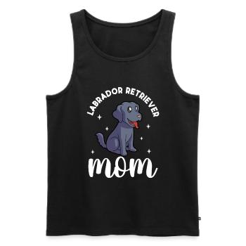 Labrador Retriever Mom - Labrador Retriever - Männer Premium Bio Tank Top - Schwarz - Vorne - AI Model Male 178 light (178cm)