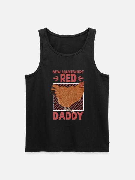 New Hampshire Dad - Men's Premium Organic Tank Top - black