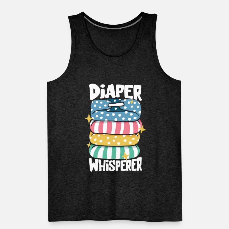 Windelflüsterer - Windelwechseln Männer Premium Bio Tank Top