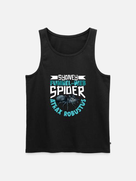 Sydney Funnel Web Spider - Men's Premium Organic Tank Top - black