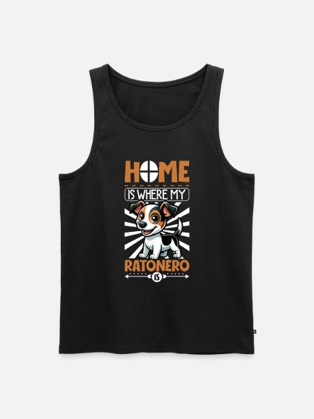 Home - Ratonero Bodeguero Andaluz - Men's Premium Organic Tank Top - black