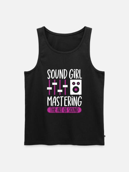 Sound Girl - Sound Engineer - Men's Premium Organic Tank Top - black