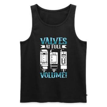 Röhren auf volle Lautstärke - Vakuumröhren - Männer Premium Bio Tank Top - Schwarz - Vorne - AI Model Male 178 light (178cm)