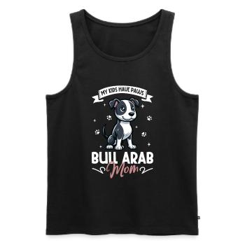 Bull Arab Mama - Männer Premium Bio Tank Top - Schwarz - Vorne - AI Model Male 178 light (178cm)