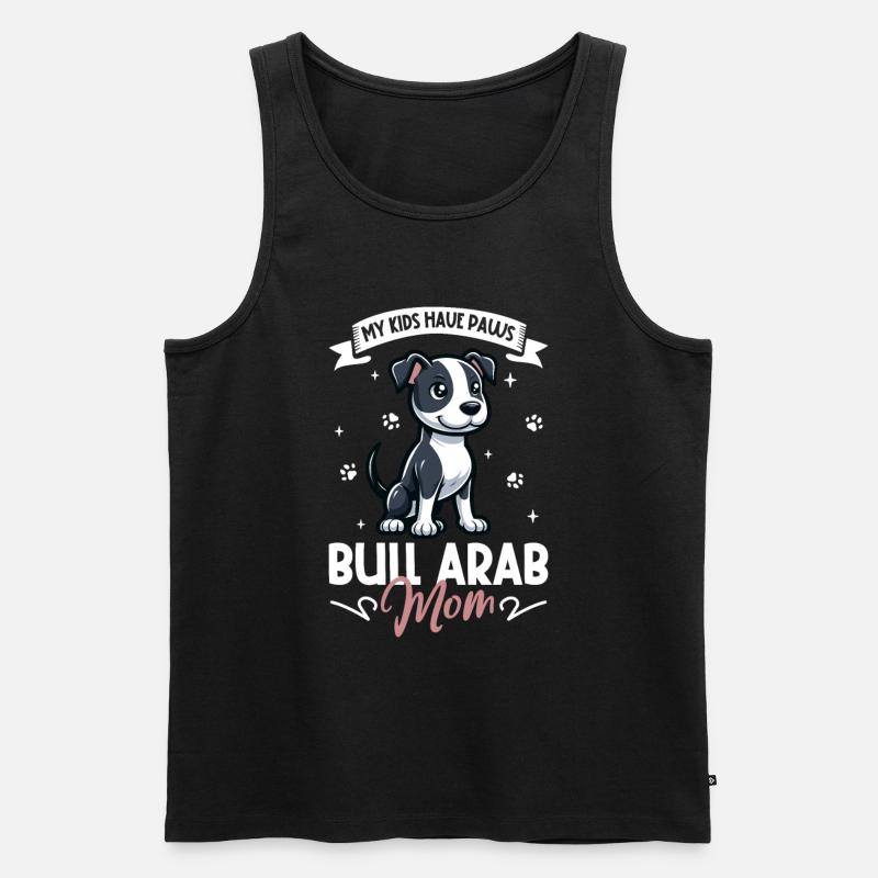 Bull Arab Mama - Männer Premium Bio Tank Top - Schwarz