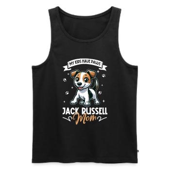 Maman Jack Russell Terrier - Débardeur bio Premium Homme - noir - Devant - Michal (187cm)