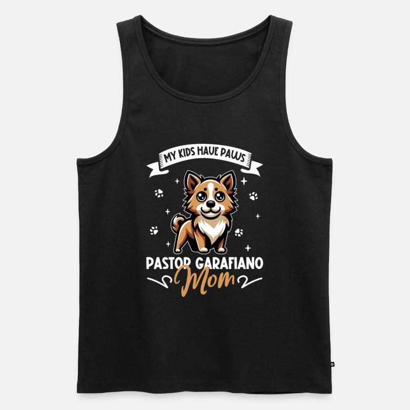 Pastor Garafiano Mama - Männer Premium Bio Tank Top - Schwarz
