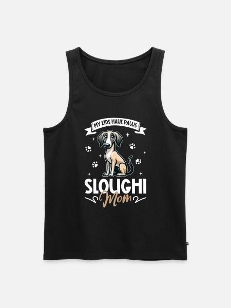Sloughi Mama - Men's Premium Organic Tank Top - black