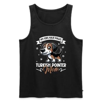 Tarsus çatalburun Mama - Männer Premium Bio Tank Top - Schwarz - Vorne - Michal (187cm)