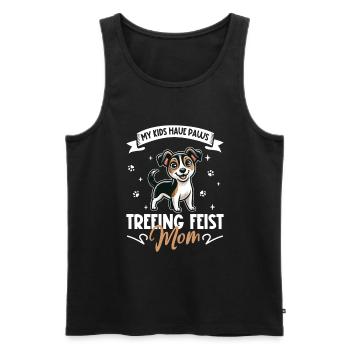 Mountain Feist Mama - Männer Premium Bio Tank Top - Schwarz - Vorne - Michal (187cm)