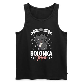 Bolonka Zwetna Mama - Débardeur bio Premium Homme - noir - Devant - Michal (187cm)