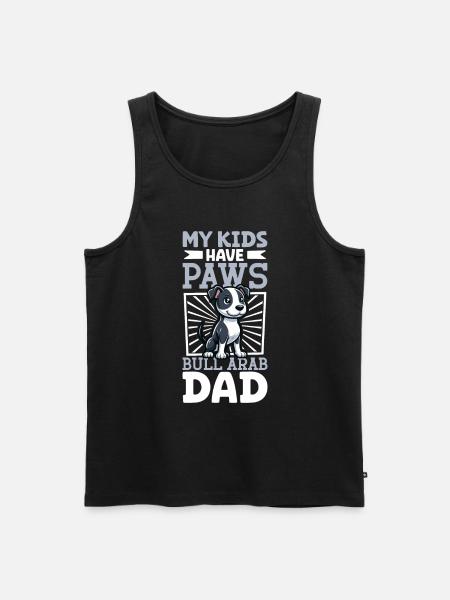Bull Arab Papa - Men's Premium Organic Tank Top - black