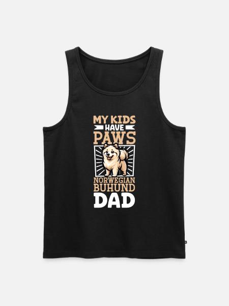 Norwegian boo dad - Men's Premium Organic Tank Top - black