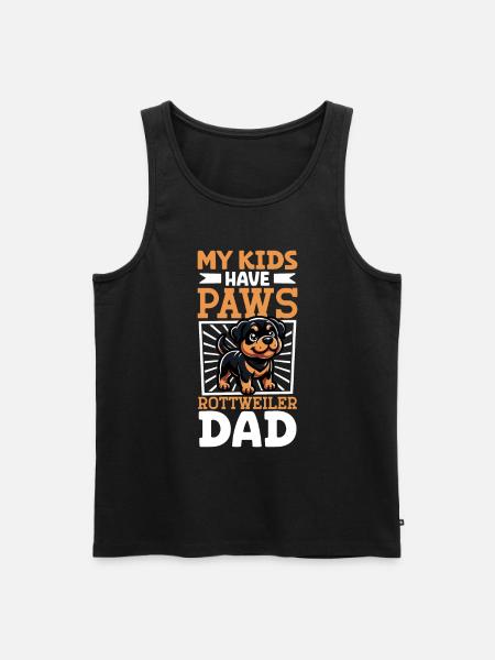 Rottweiler Dad - Men's Premium Organic Tank Top - black