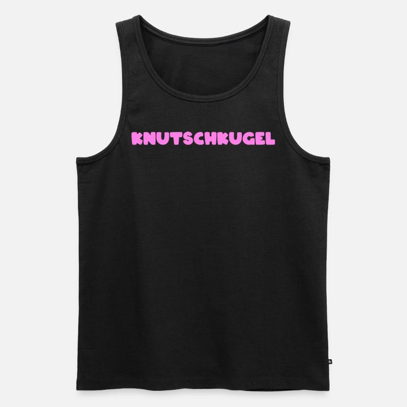 Knutschkugel - Männer Premium Bio Tank Top - Schwarz