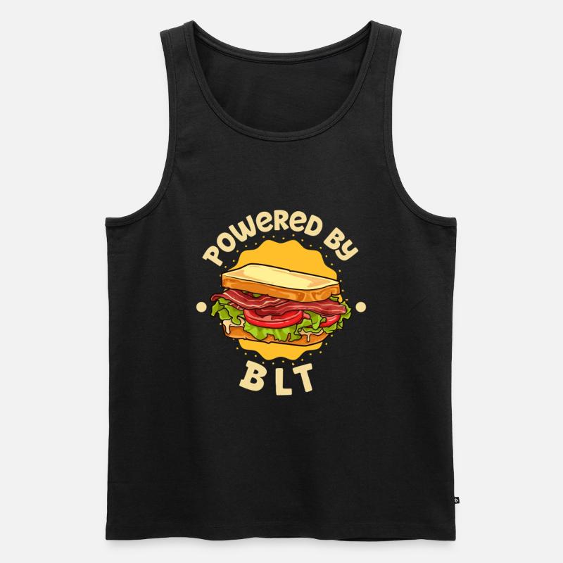 Powered by BLT - Männer Premium Bio Tank Top - Schwarz