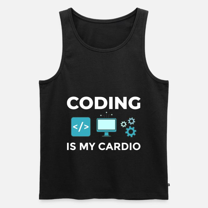 Software Entwicklung Softwareentwickler Entwickler - Männer Premium Bio Tank Top - Schwarz