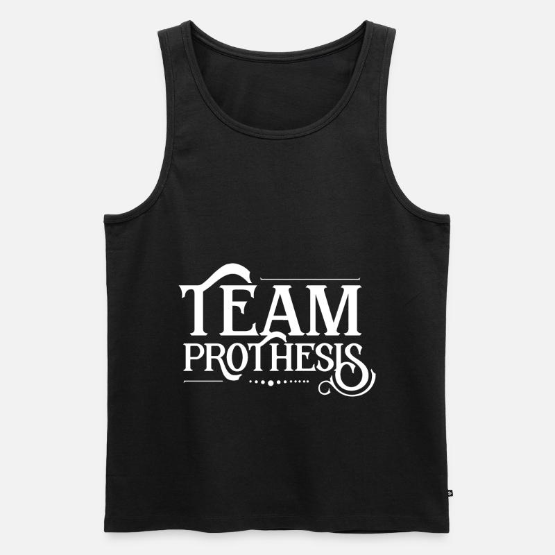 Prothesenträger Prothese Prothesen Bionik - Männer Premium Bio Tank Top - Schwarz