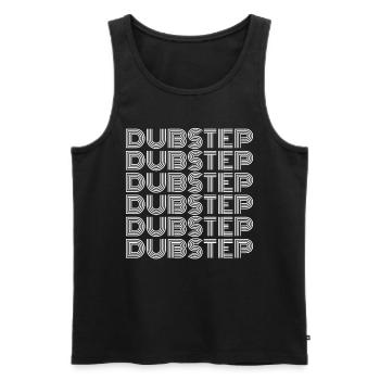 Dubstep Dnb Drum and Bass Festival Idea - Men's Premium Organic Tank Top - black - Front - Michal (187cm)