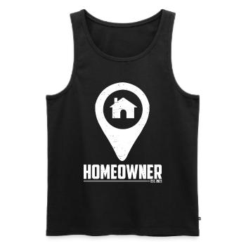 Housewarming Party | Homeowner 2023 - Männer Premium Bio Tank Top - Schwarz - Vorne - Michal (187cm)