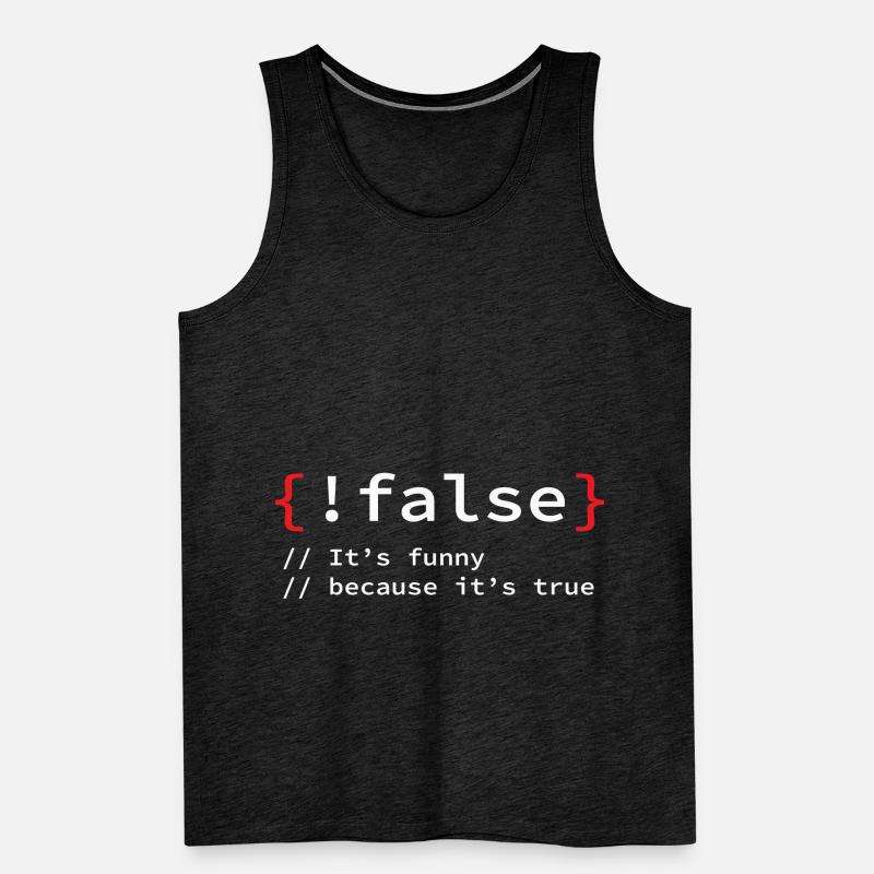 False Programmierer It Informatiker Männer Premium Bio Tank Top