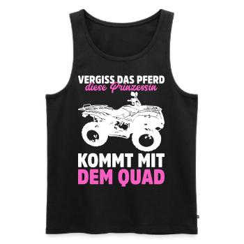 Quadfahrer Geschenkidee Quadfahren Quad ATV - Männer Premium Bio Tank Top - Schwarz - Vorne - AI Model Male 178 light (178cm)