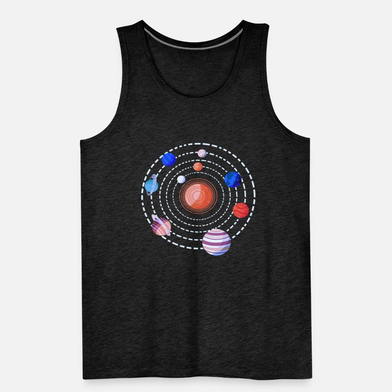 Solar system planets Men's Premium Organic Tank Top