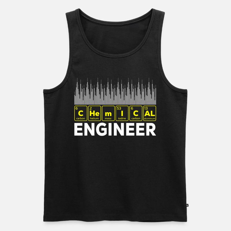 Chemical Engineer - Männer Premium Bio Tank Top - Schwarz