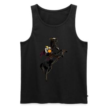 Kopfloser Reiter Halloween Sleepy Hollow - Männer Premium Bio Tank Top - Schwarz - Vorne - AI Model Male 178 light (178cm)