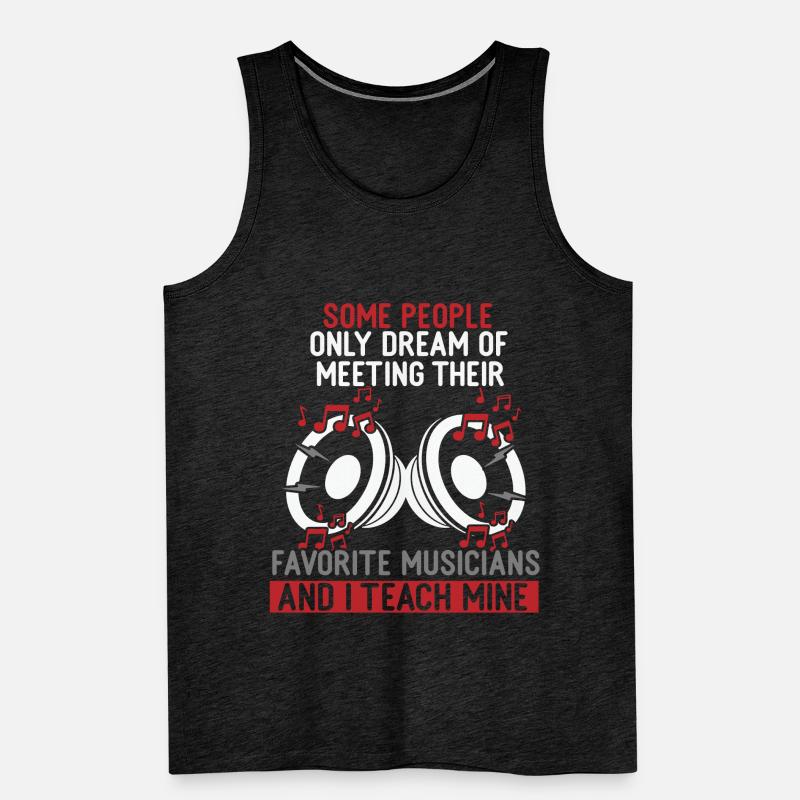 music teacher boxing dj instructor deejay Men's Premium Organic Tank Top
