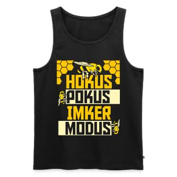 Imker Bienenzüchter Spruch Bienenliebhaber Imkerei - Männer Premium Bio Tank Top - Schwarz - Vorne - Michal (187cm)