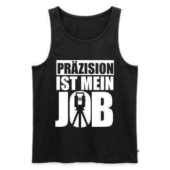 Vermesser Vermessungstechniker - Männer Premium Bio Tank Top - Schwarz - Vorne - AI Model Male 178 light (178cm)