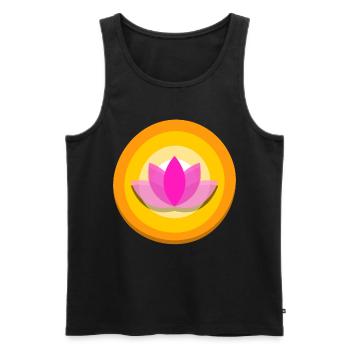 Qigong Qi Gong Tai Chi Chigong - Männer Premium Bio Tank Top - Schwarz - Vorne - Michal (187cm)